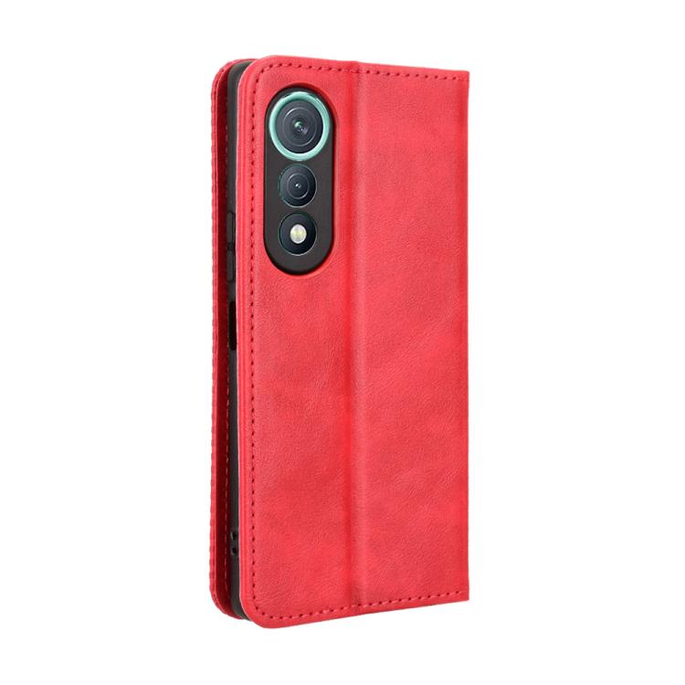 For Tecno Pova Curve 5G Magnetic Buckle Retro Texture Leather Phone Case