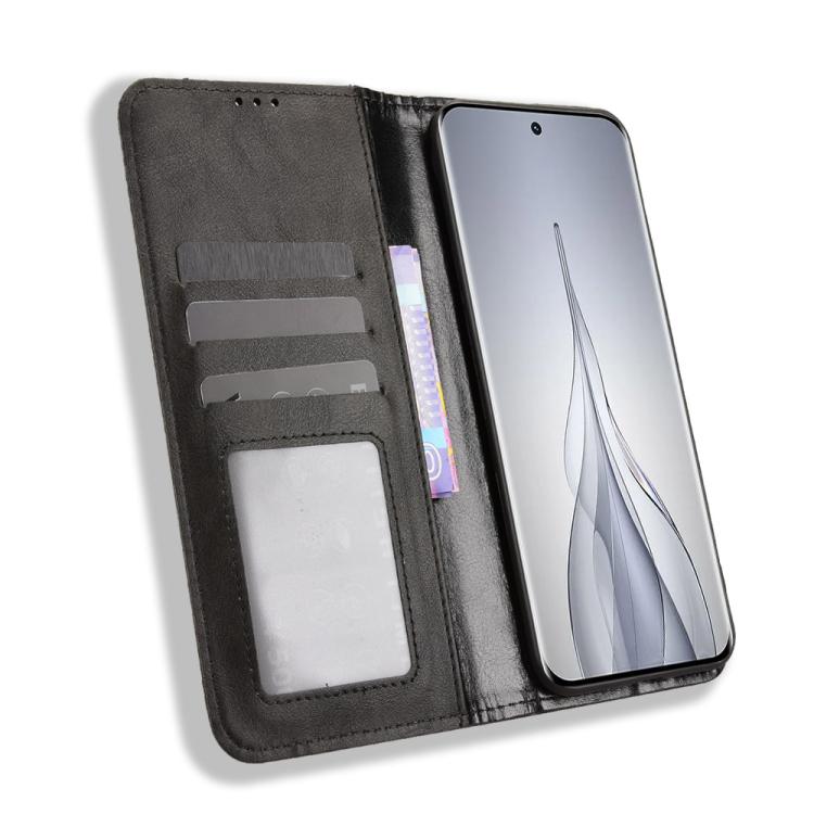 For Tecno Spark Slim Magnetic Buckle Retro Texture Leather Phone Case