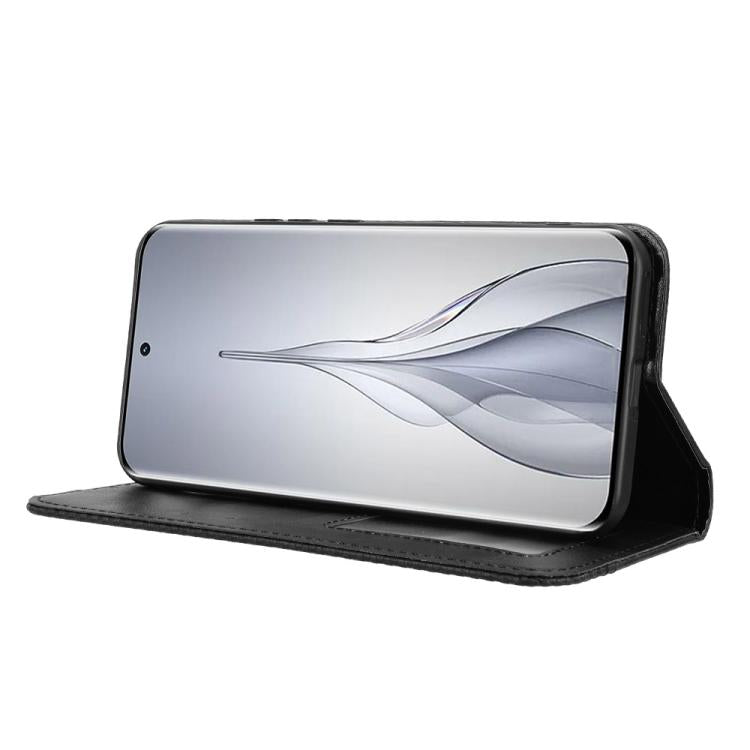 For Tecno Spark Slim Magnetic Buckle Retro Texture Leather Phone Case