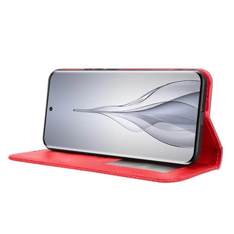 For Tecno Spark Slim Magnetic Buckle Retro Texture Leather Phone Case