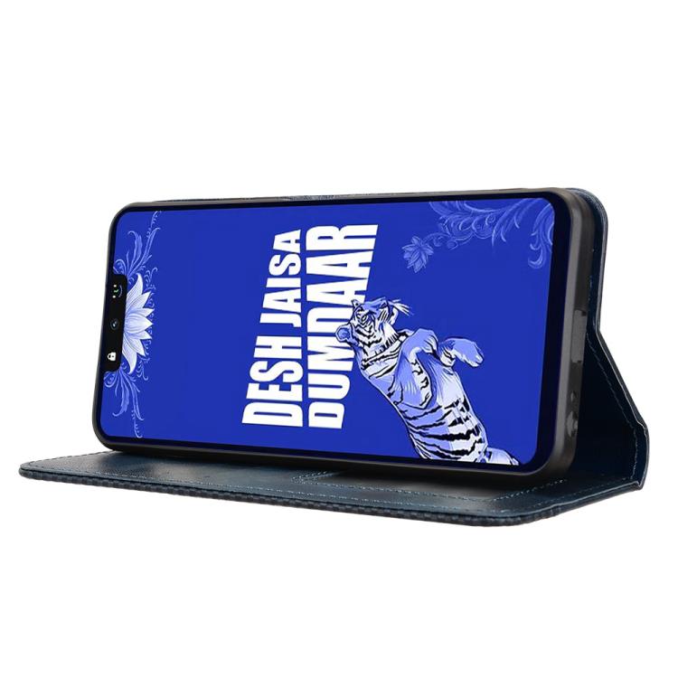 For Tenco Spark Go 3 Magnetic Buckle Retro Texture Leather Phone Case