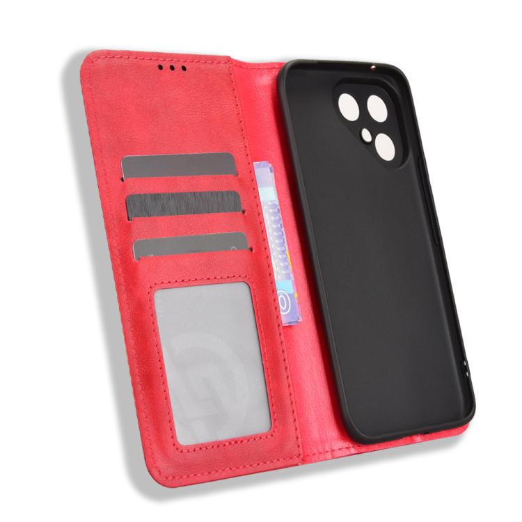 For Tecno Pova Curve 2 5G Magnetic Buckle Retro Texture Leather Phone Case