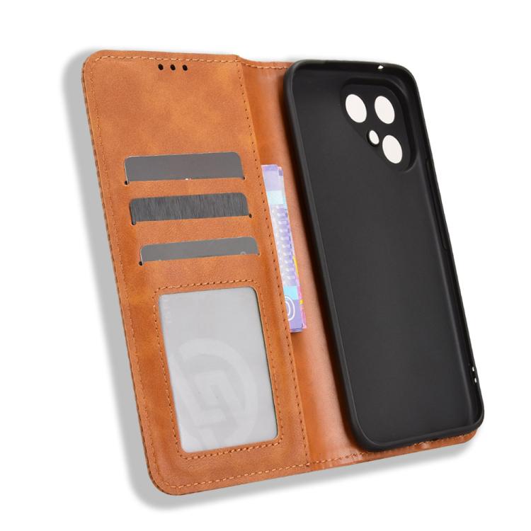 For Tecno Pova Curve 2 5G Magnetic Buckle Retro Texture Leather Phone Case
