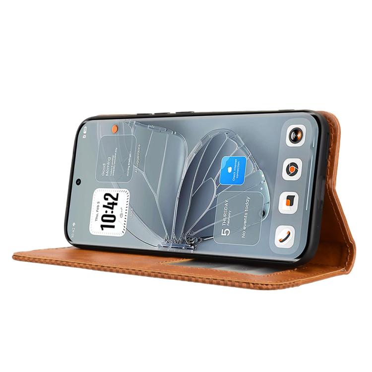 For Tecno Pova Curve 2 5G Magnetic Buckle Retro Texture Leather Phone Case