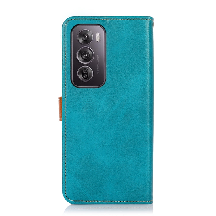 For OPPO Reno12 Pro 5G Global KHAZNEH Dual-color Cowhide Texture Flip Leather Phone Case