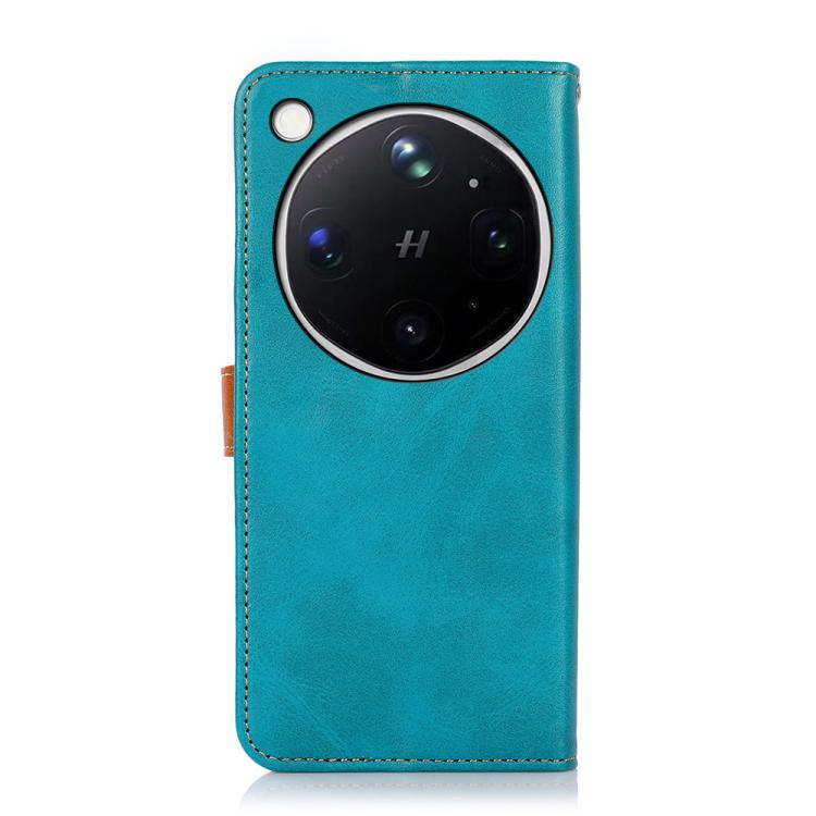 For OPPO Find X9 Ultra 5G KHAZNEH Dual-color Cowhide Texture Flip Leather Phone Case