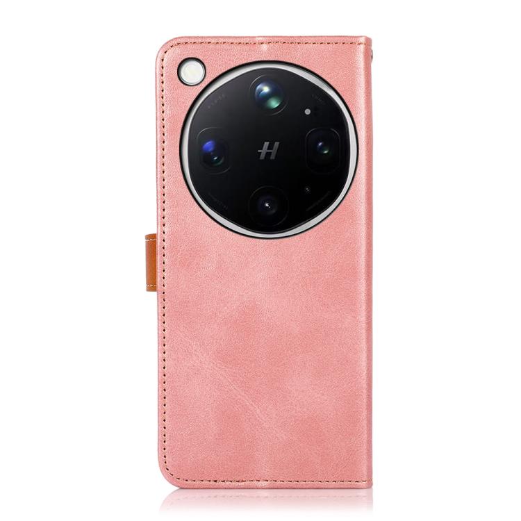 For OPPO Find X9 Ultra 5G KHAZNEH Dual-color Cowhide Texture Flip Leather Phone Case
