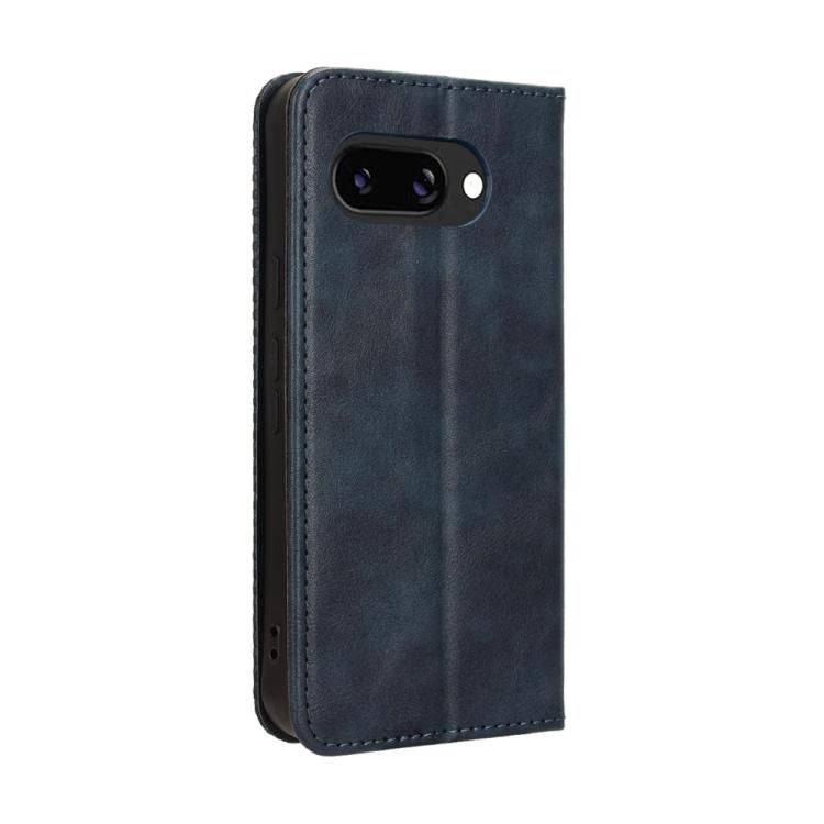 For Google Pixel 9a Magnetic Buckle Retro Texture Leather Phone Case