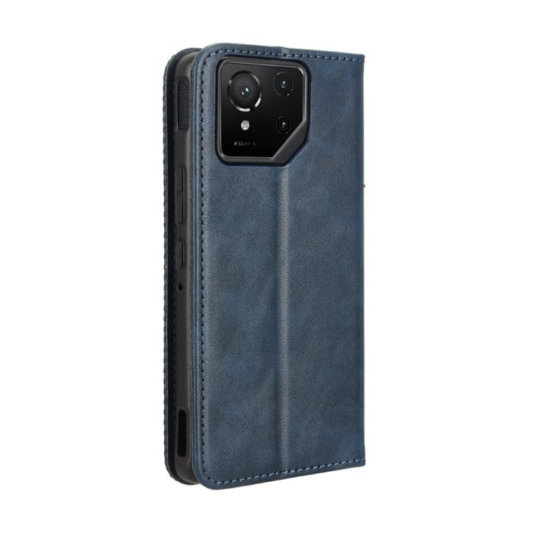 For ASUS ROG Phone 9 / 9 Pro Magnetic Buckle Retro Texture Leather Phone Case