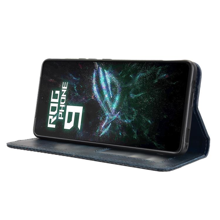 For ASUS ROG Phone 9 / 9 Pro Magnetic Buckle Retro Texture Leather Phone Case
