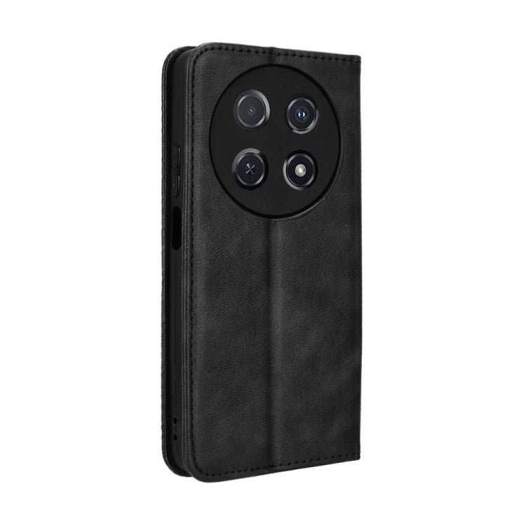 For Huawei nova 12i 4G / Enjoy 70 Pro 4G Magnetic Buckle Retro Texture Leather Phone Case