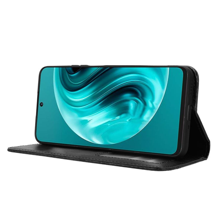 For Huawei nova 12i 4G / Enjoy 70 Pro 4G Magnetic Buckle Retro Texture Leather Phone Case