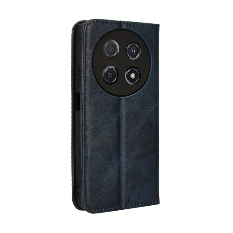 For Huawei nova 12i 4G / Enjoy 70 Pro 4G Magnetic Buckle Retro Texture Leather Phone Case