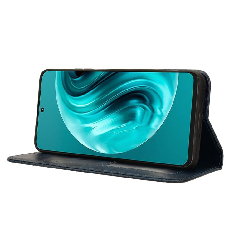 For Huawei nova 12i 4G / Enjoy 70 Pro 4G Magnetic Buckle Retro Texture Leather Phone Case