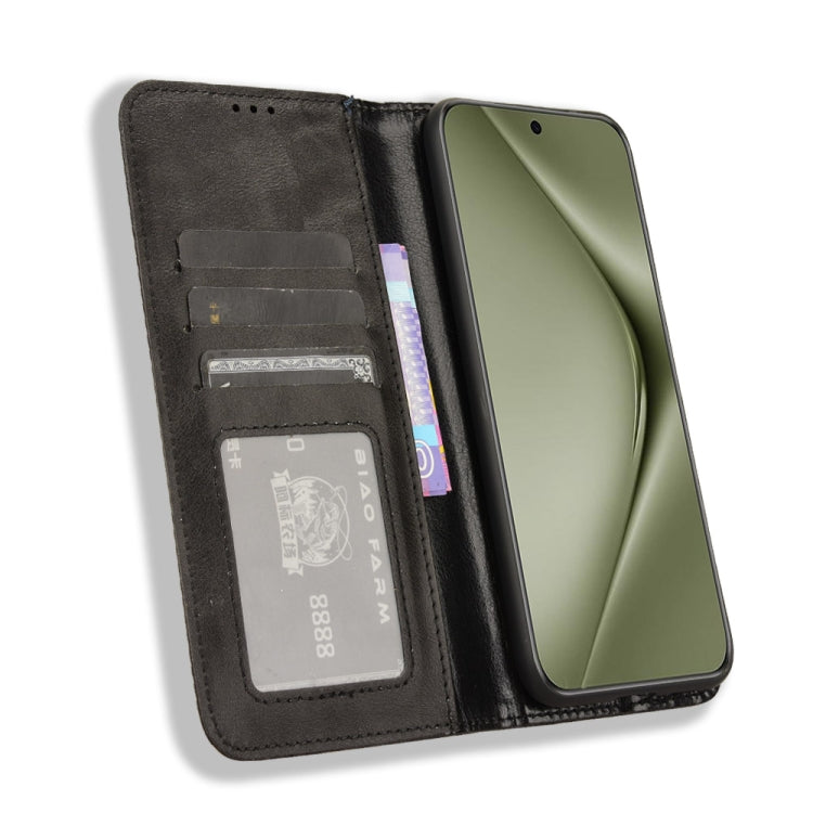 For Huawei Pura 70 Pro / 70 Pro+ Magnetic Buckle Retro Texture Leather Phone Case