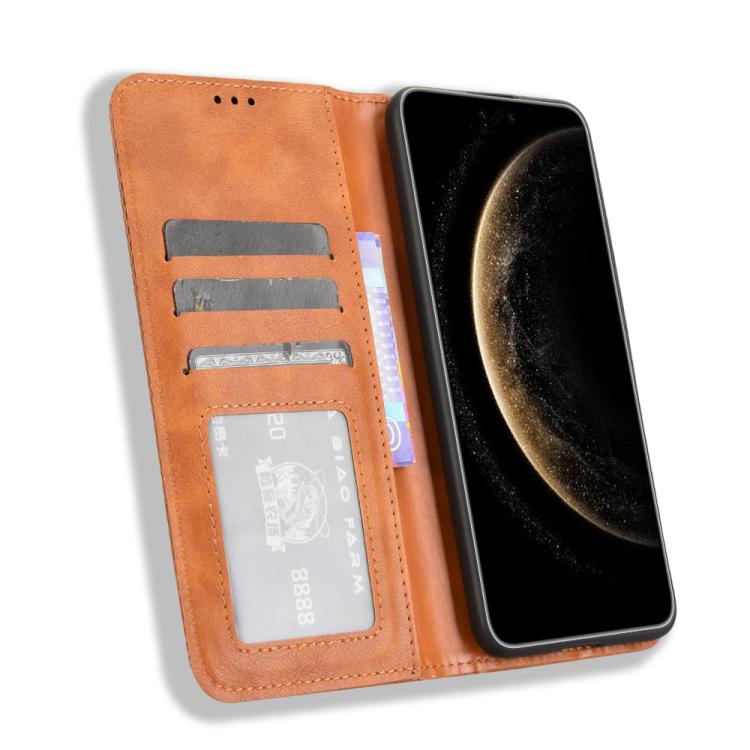 For Huawei Mate 70 Pro / 70 Pro+ Magnetic Buckle Retro Texture Leather Phone Case