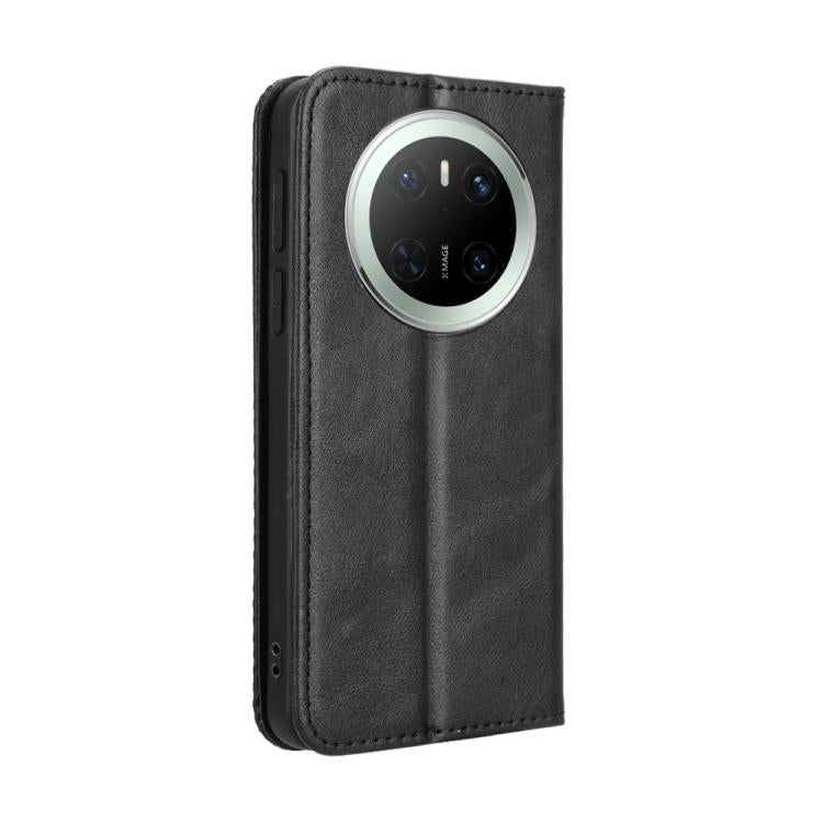 For Huawei Mate 70 Magnetic Buckle Retro Texture Leather Phone Case