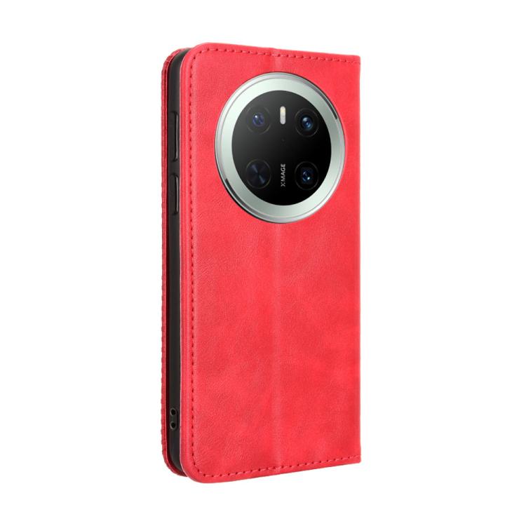 For Huawei Mate 70 Magnetic Buckle Retro Texture Leather Phone Case