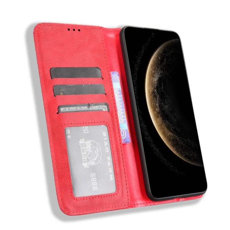 For Huawei Mate 70 Magnetic Buckle Retro Texture Leather Phone Case