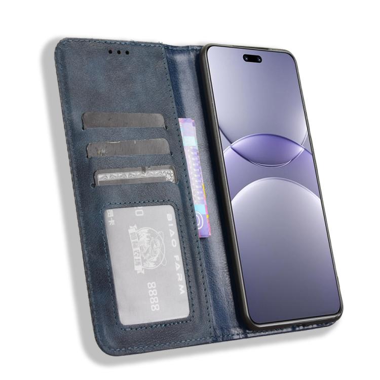 For Huawei nova 13 Pro 5G Magnetic Buckle Retro Texture Leather Phone Case