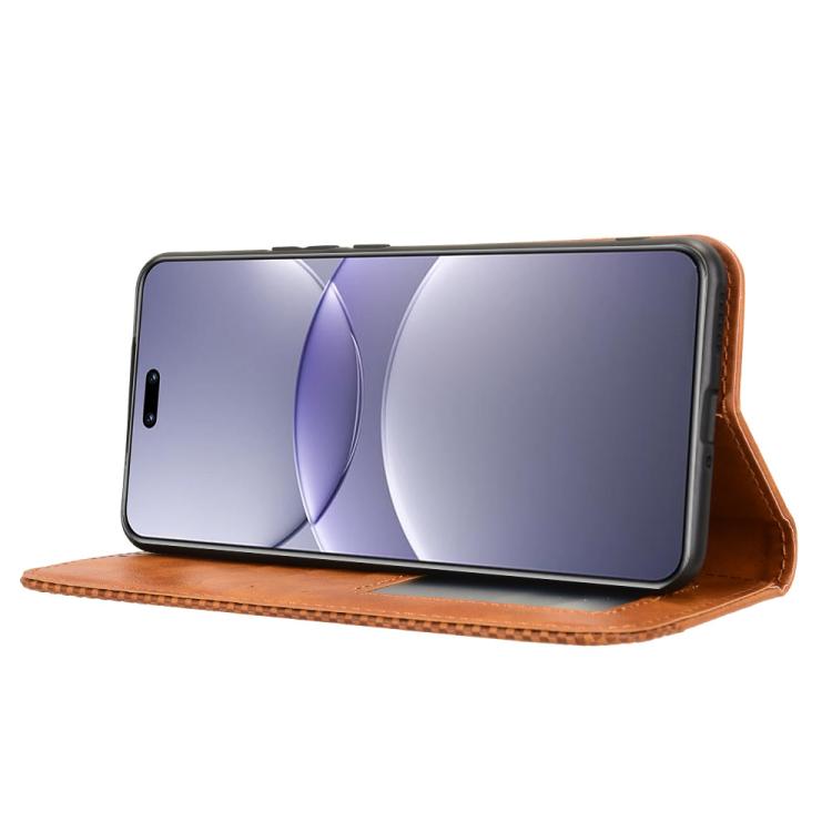 For Huawei nova 13 Pro 5G Magnetic Buckle Retro Texture Leather Phone Case