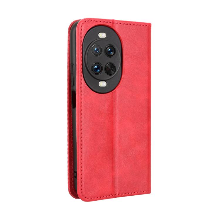 For Huawei nova 14 Pro 5G Magnetic Buckle Retro Texture Leather Phone Case