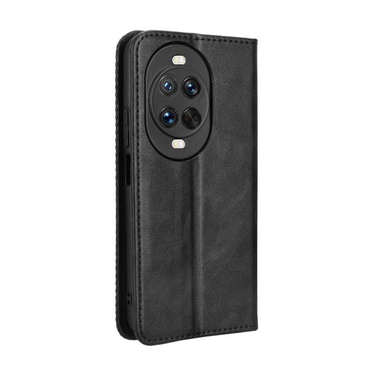 For Huawei nova 14 Ultra 5G Magnetic Buckle Retro Texture Leather Phone Case