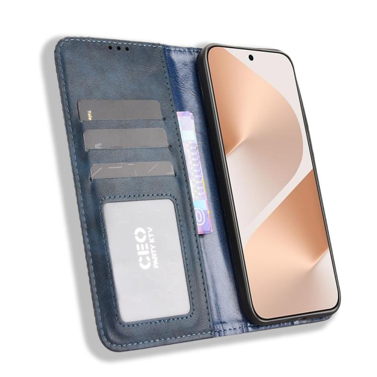 For Huawei Pura 80 5G Magnetic Buckle Retro Texture Leather Phone Case