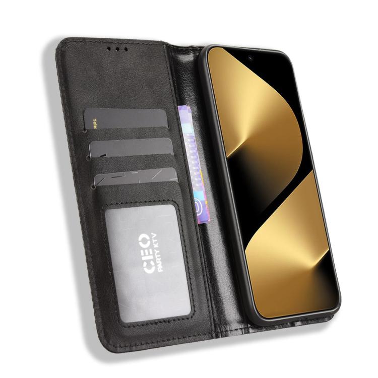 For Huawei Pura 80 Ultra 5G Magnetic Buckle Retro Texture Leather Phone Case