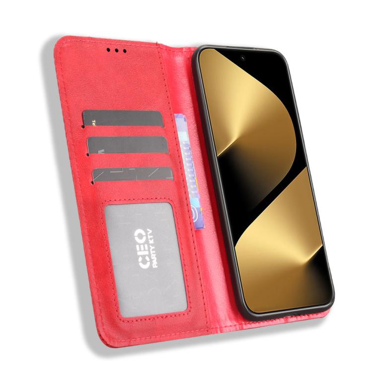 For Huawei Pura 80 Ultra 5G Magnetic Buckle Retro Texture Leather Phone Case