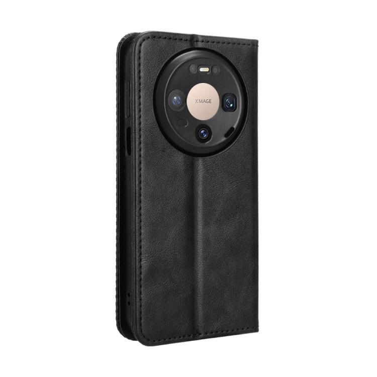 For Huawei Mate 80 Pro / 80 Magnetic Buckle Retro Texture Leather Phone Case