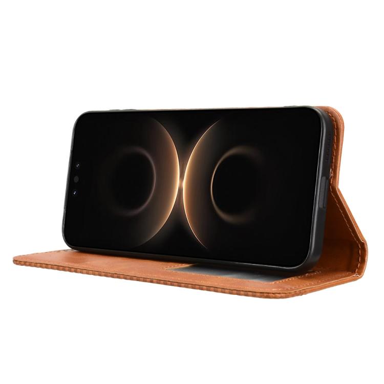 For Huawei Mate 80 Pro / 80 Magnetic Buckle Retro Texture Leather Phone Case