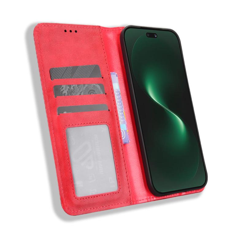 For Huawei nova 15 Pro / 15 Ultra Magnetic Buckle Retro Texture Leather Phone Case