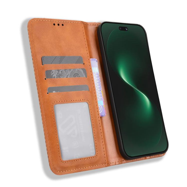 For Huawei nova 15 Pro / 15 Ultra Magnetic Buckle Retro Texture Leather Phone Case