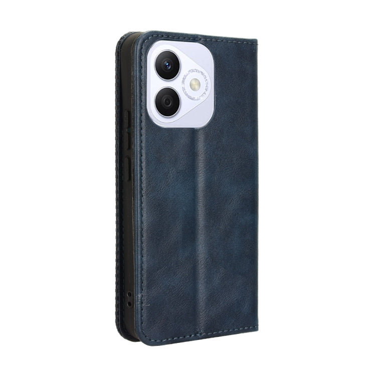 For Honor X60i 5G Magnetic Buckle Retro Texture Leather Phone Case