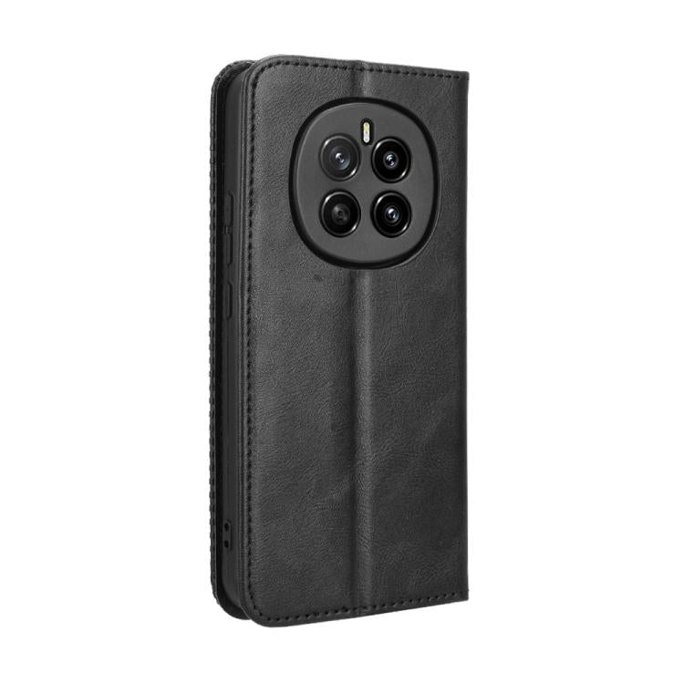 For Honor Magic7 Magnetic Buckle Retro Texture Leather Phone Case