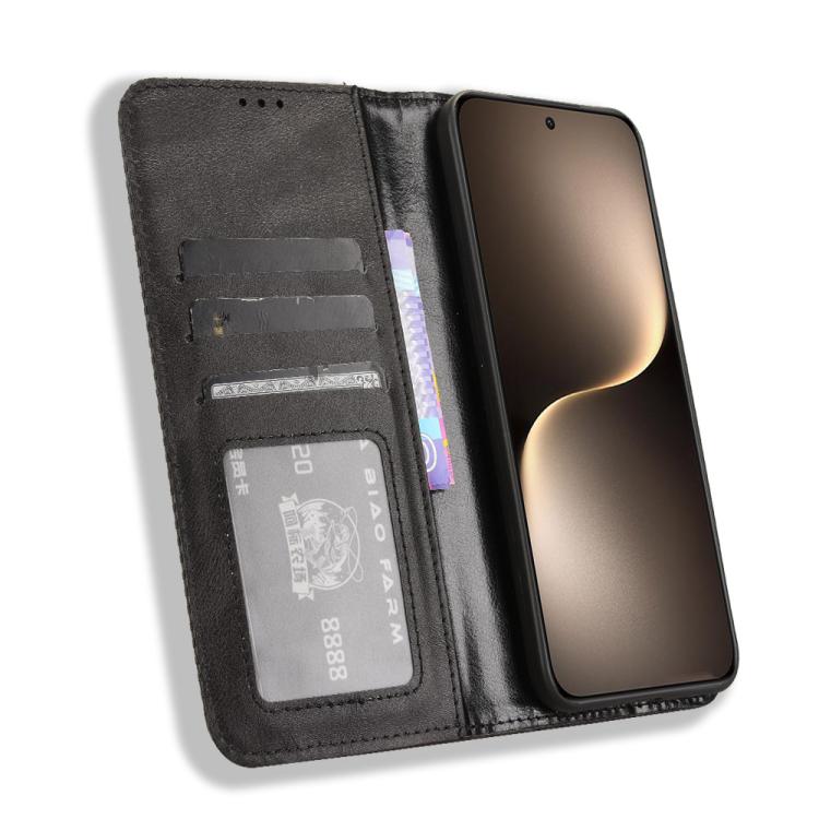 For Honor Magic7 Magnetic Buckle Retro Texture Leather Phone Case