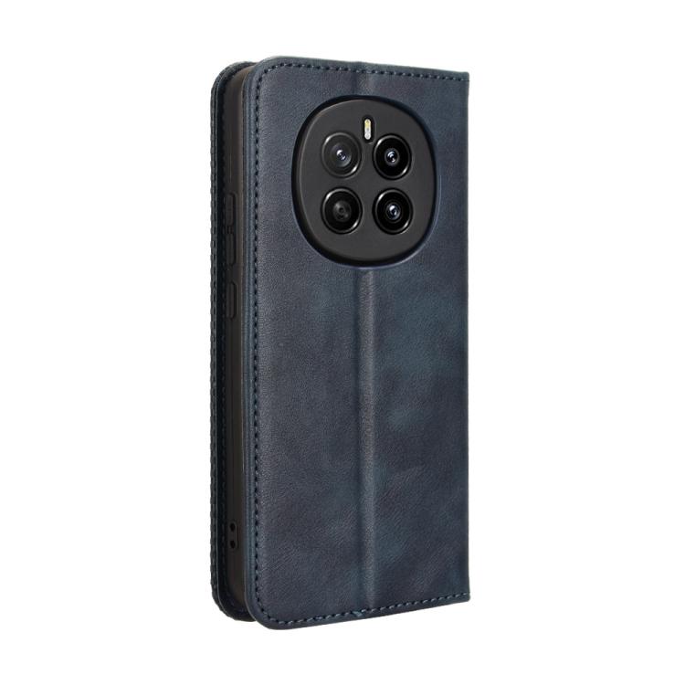For Honor Magic7 Magnetic Buckle Retro Texture Leather Phone Case
