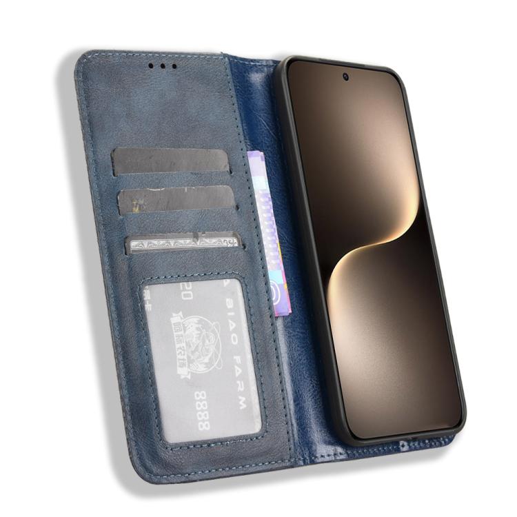 For Honor Magic7 Magnetic Buckle Retro Texture Leather Phone Case