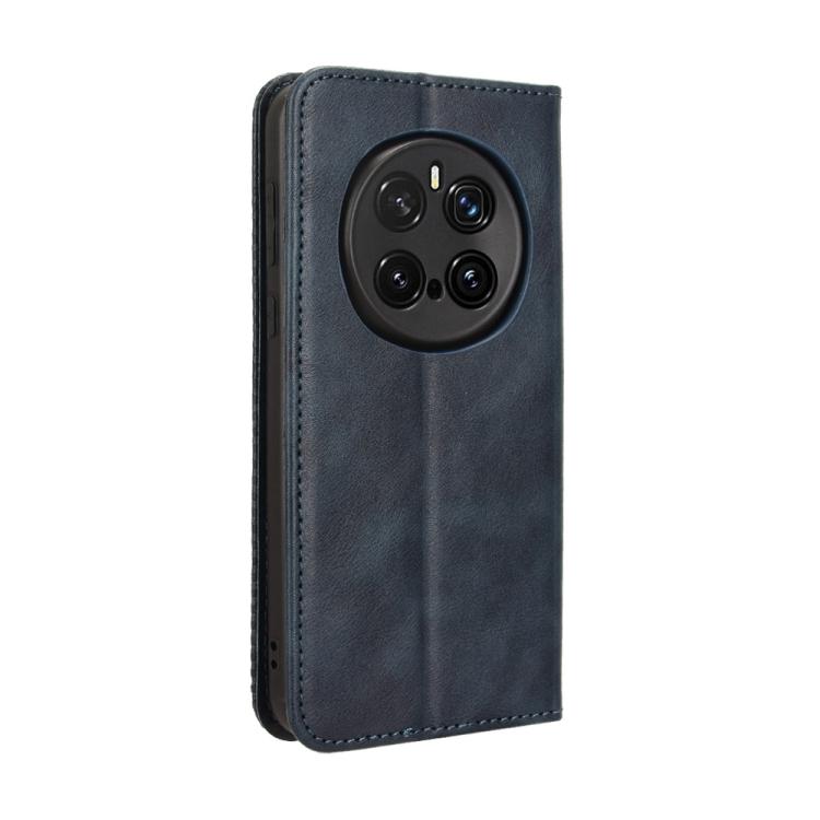 For Honor Magic7 Pro Magnetic Buckle Retro Texture Leather Phone Case
