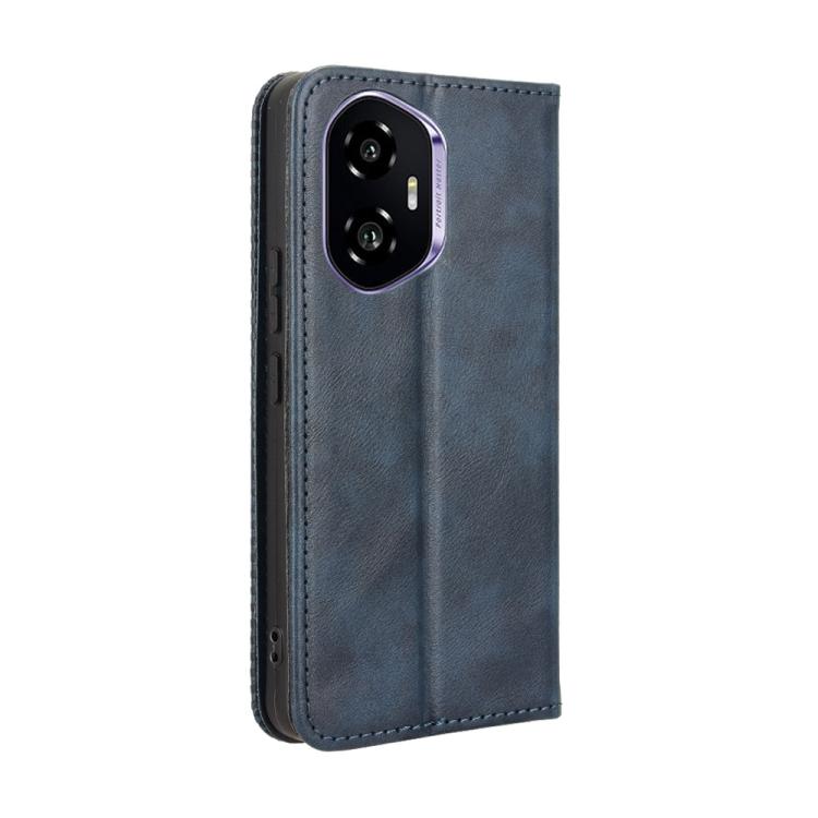 For Honor 300 5G Magnetic Buckle Retro Texture Leather Phone Case