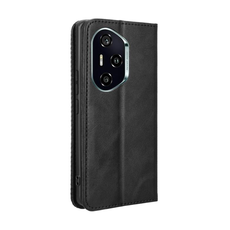 For Honor 300 Pro 5G / 300 Ultra 5G Magnetic Buckle Retro Texture Leather Phone Case