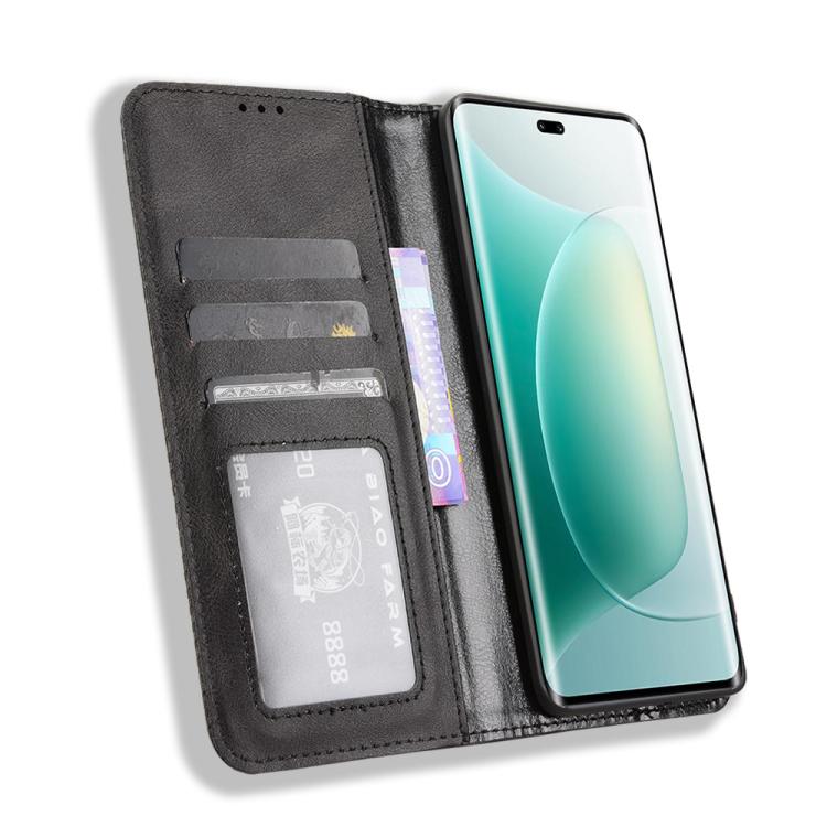 For Honor 300 Pro 5G / 300 Ultra 5G Magnetic Buckle Retro Texture Leather Phone Case