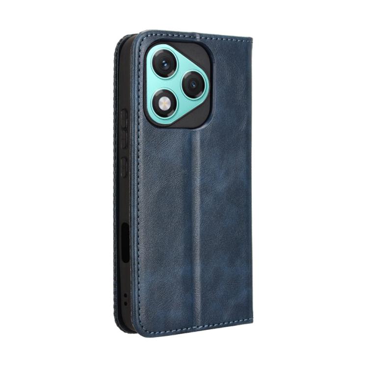 For Honor 400 Lite Global Magnetic Buckle Retro Texture Leather Phone Case