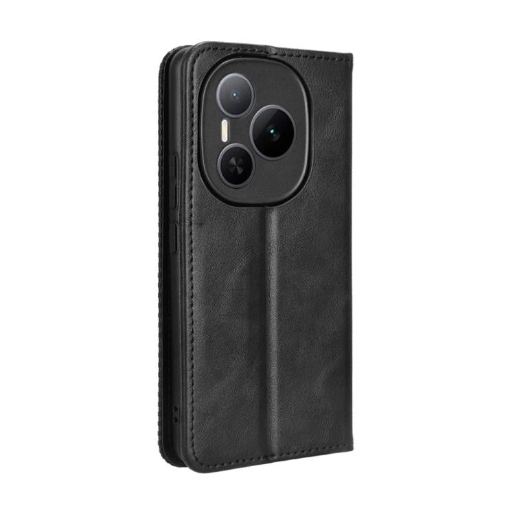 For Honor Power 5G Magnetic Buckle Retro Texture Leather Phone Case