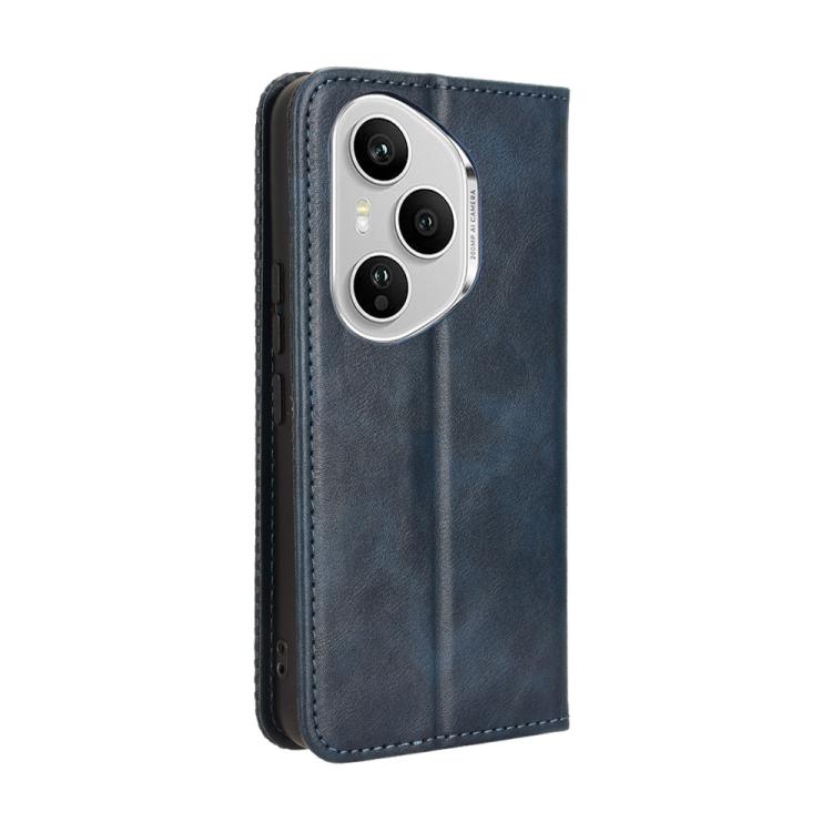 For Honor 400 Pro Global 160.8mm Magnetic Buckle Retro Texture Leather Phone Case