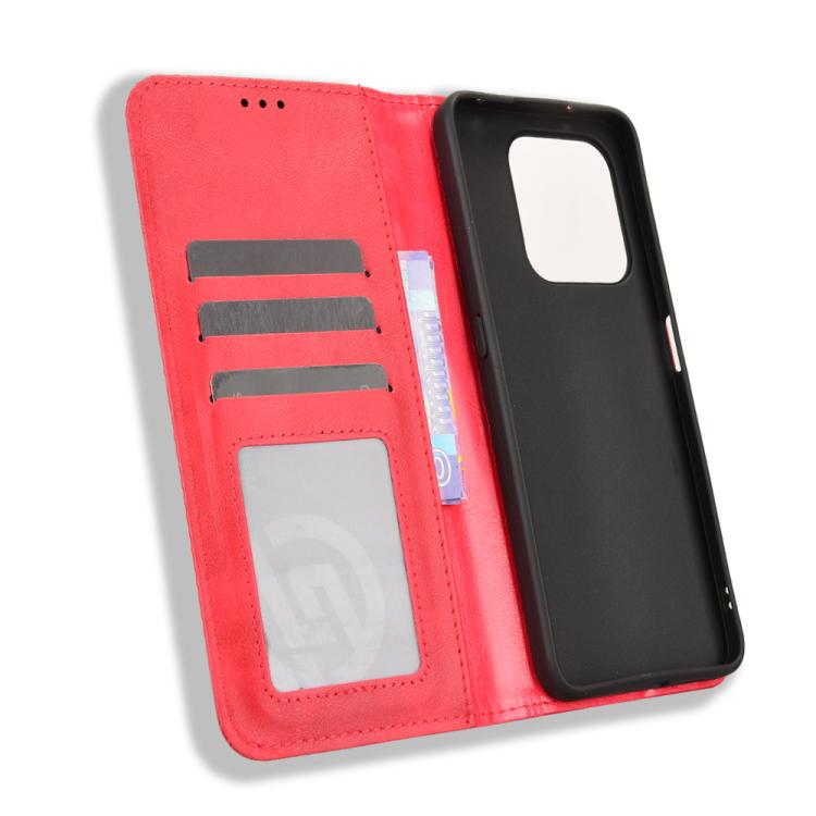 For Honor 400 Smart 5G Magnetic Buckle Retro Texture Leather Phone Case
