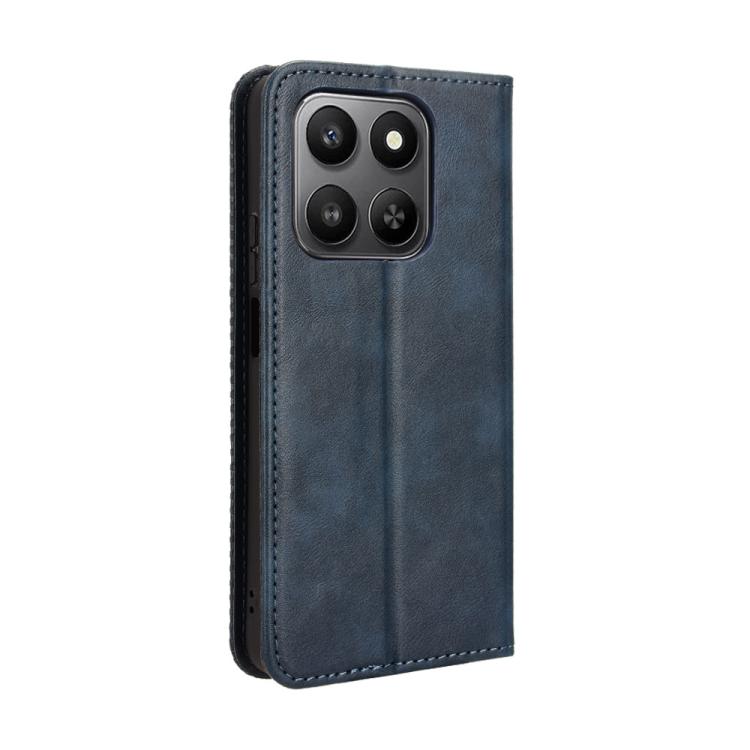 For Honor 400 Smart 5G Magnetic Buckle Retro Texture Leather Phone Case