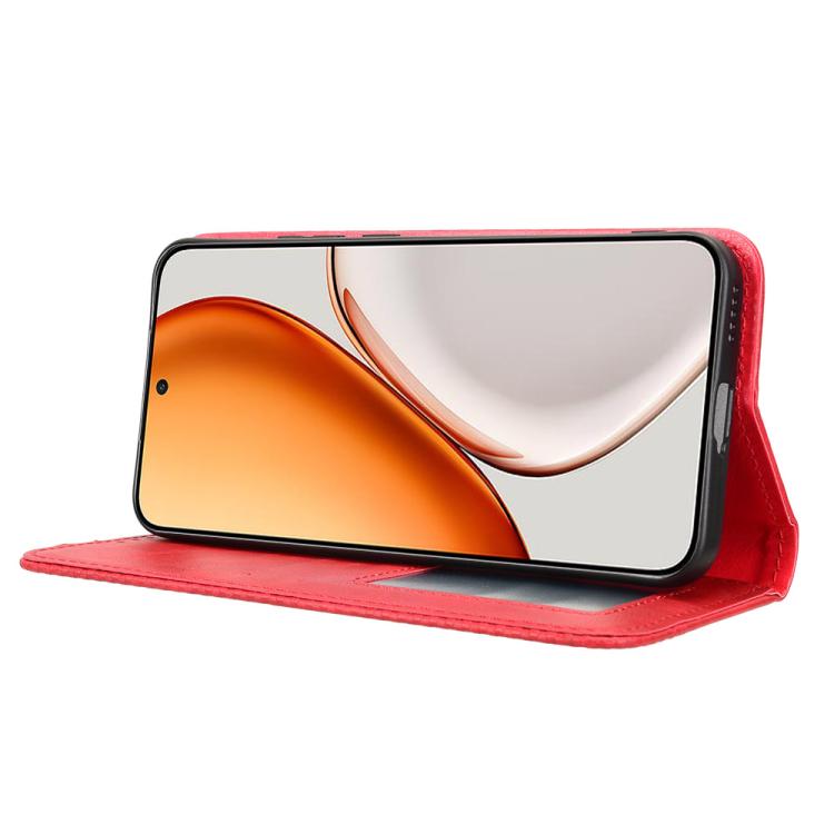 For Honor X70 5G / X9d 5G Magnetic Buckle Retro Texture Leather Phone Case