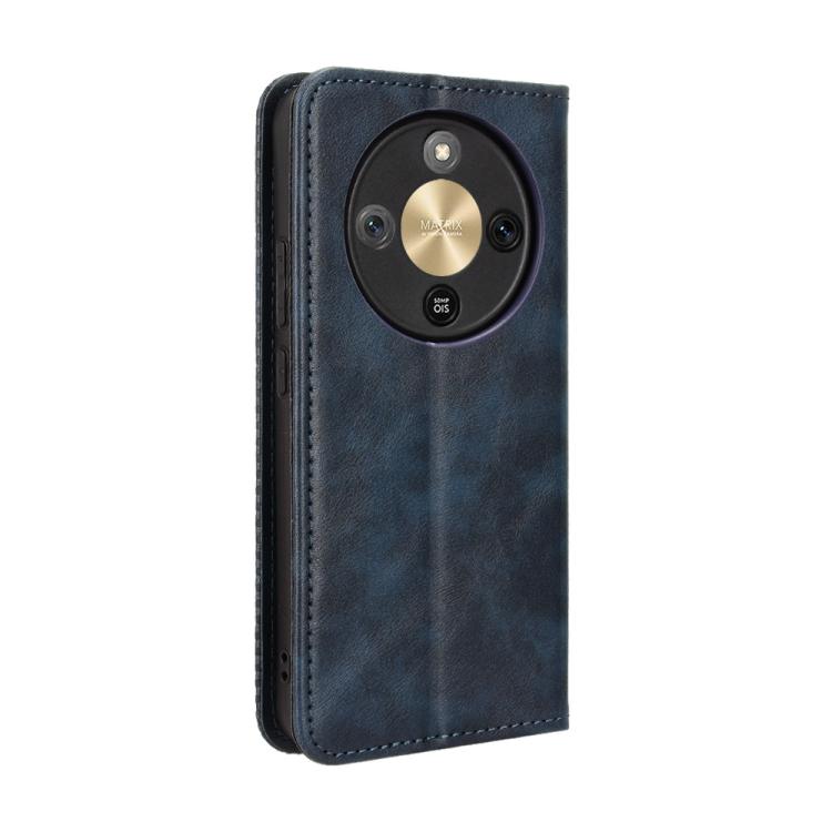 For Honor X70 5G / X9d 5G Magnetic Buckle Retro Texture Leather Phone Case